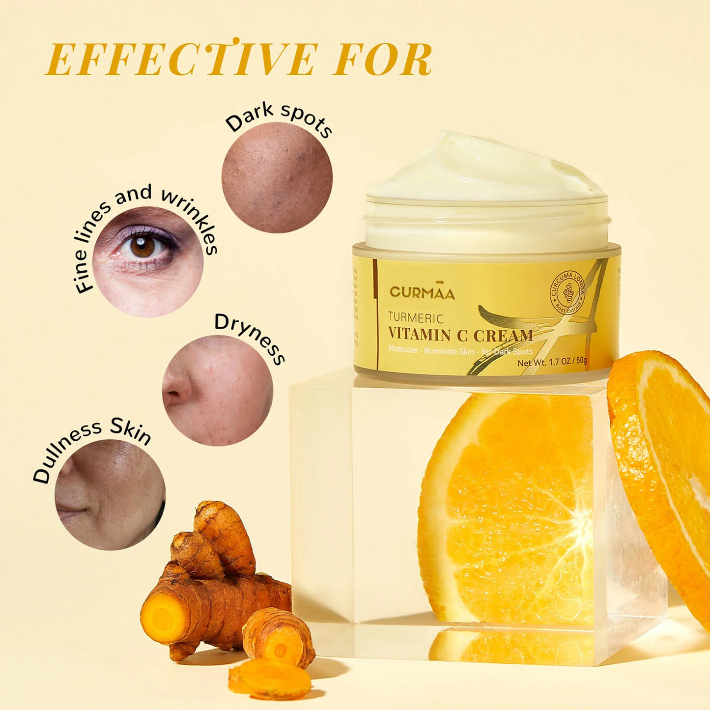 Crema de Cúrcuma y Vitamina C  – 50 g